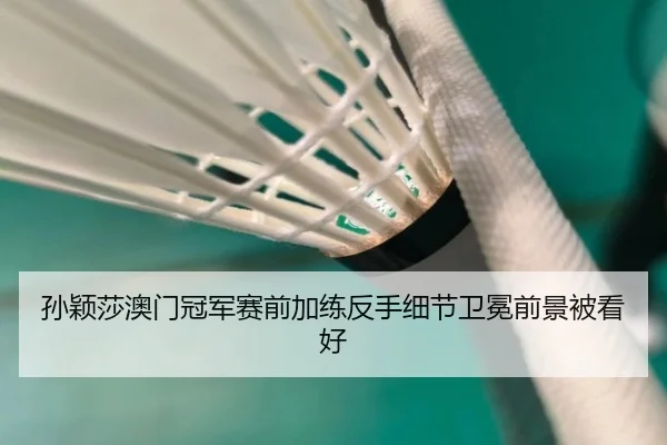 孙颖莎澳门冠军赛前加练反手细节卫冕前景被看好